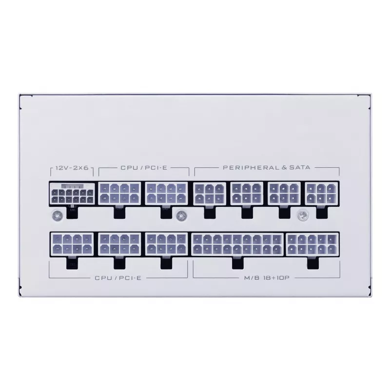 Fuente de alimentación lian li SX Series 850W 80 PLUS Platinum PCIe 5.1 ATX 3.1 Totalmente modular