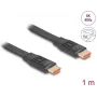 Cable HDMI DeLOCK 1 m Type-A Estándar Negro 48 Gbit/s