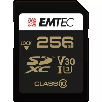 Tarjeta de memoria Emtec 256GB SDXC UHS-I Class 10 ECMSD256GXC10SP