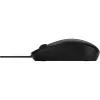 HP 125 Ratón con cable, ambidiestro, óptico, USB Type-A, negro