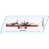 Juguete de construcción Cobi HMS Belfast modelo a escala 1:300 COBI-4844, construcción de exposición del histórico crucero ligero de la Royal Navy