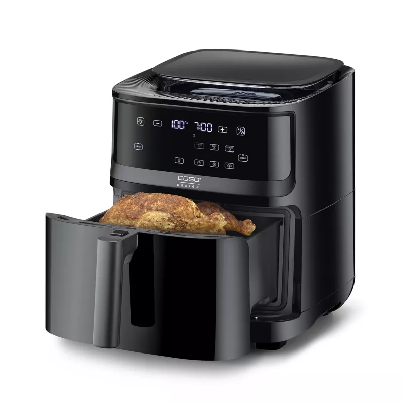 Freidora de aire Caso Steam and AirFry 700, 1700 W, 7 L, negro