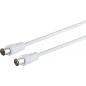 Cable coaxial S/CONN 80022-128 1,5 m IEC blanco