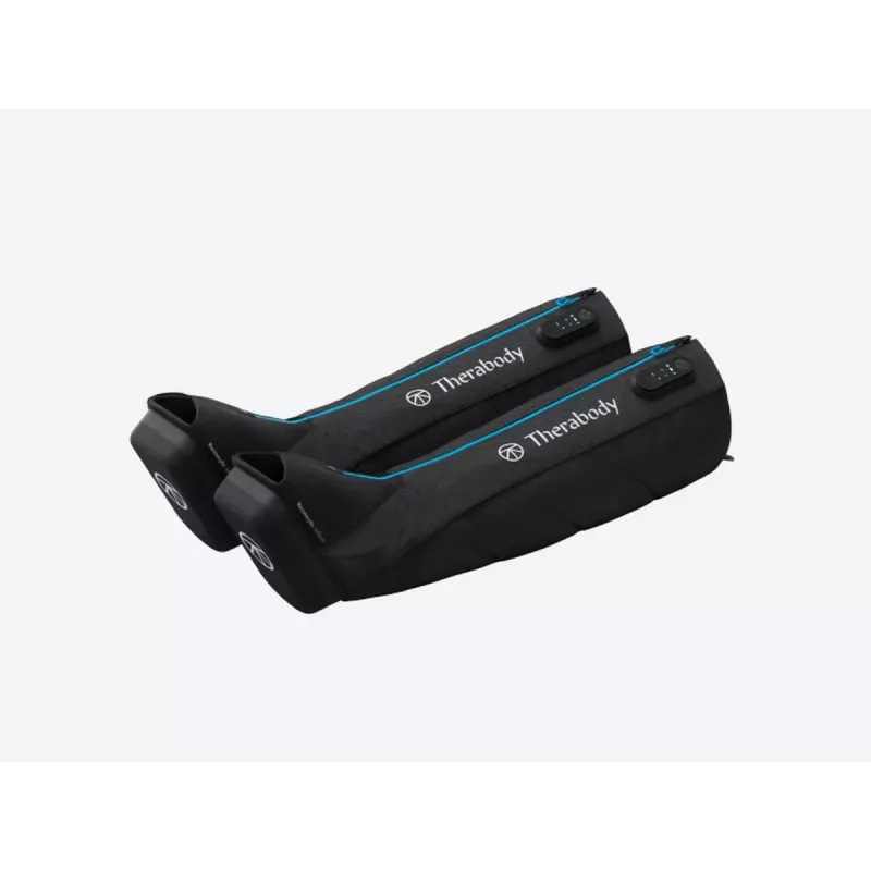 Therabody RecoveryAir JetBoots masajeador de compresión para piernas, talla M, negro