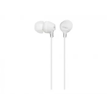 Sony MDR-EX15LP, con cable, 8 - 22000 Hz, música, 3 g, auriculares, blanco
