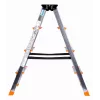 Escalera de tijera doble Krause Dopplo plata