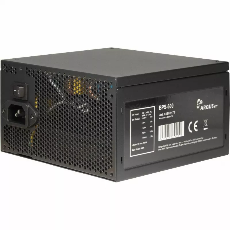 Fuente de alimentación Inter-Tech Argus BPS-600 600 W
