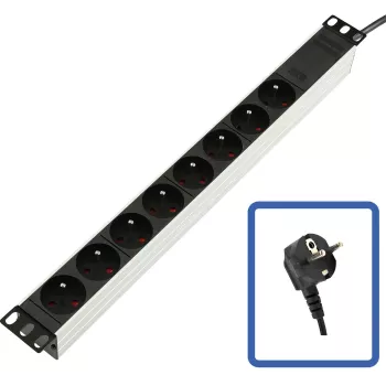 Unidad de distribución de corriente Lanview TUPS032 Negro 4000 W 510 mm