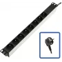Unidad de distribución de corriente Lanview TUPS032 Negro 4000 W 510 mm