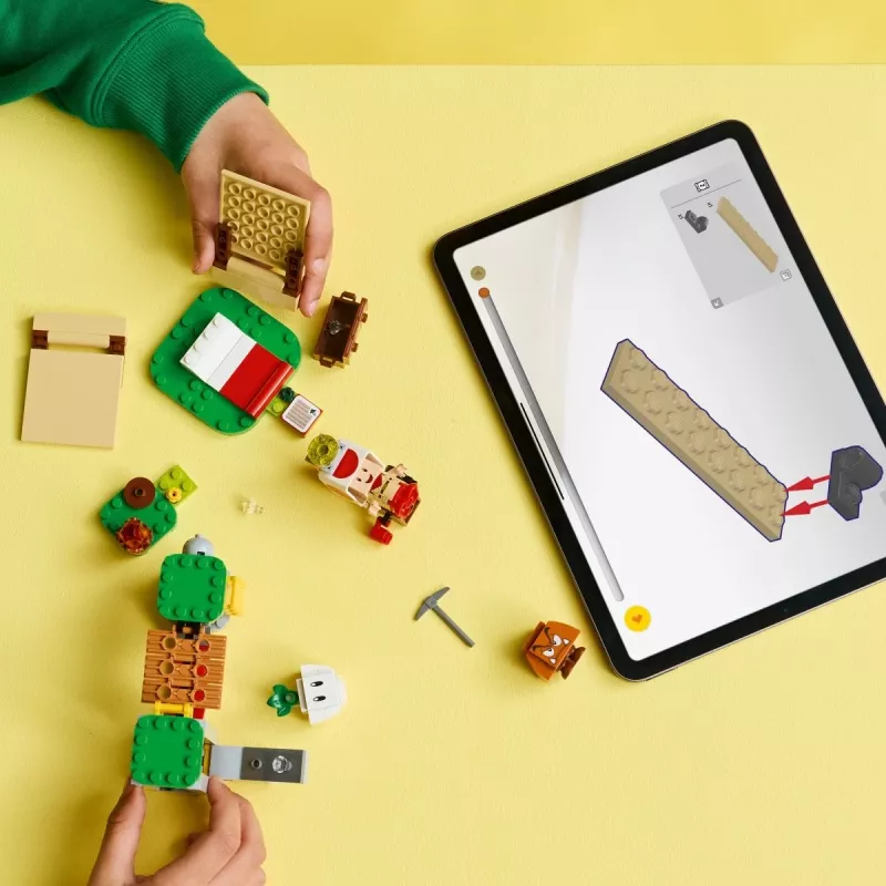 Juguete de construcción LEGO Captain Toads Camp Set 72040 con funciones interactivas Super Mario