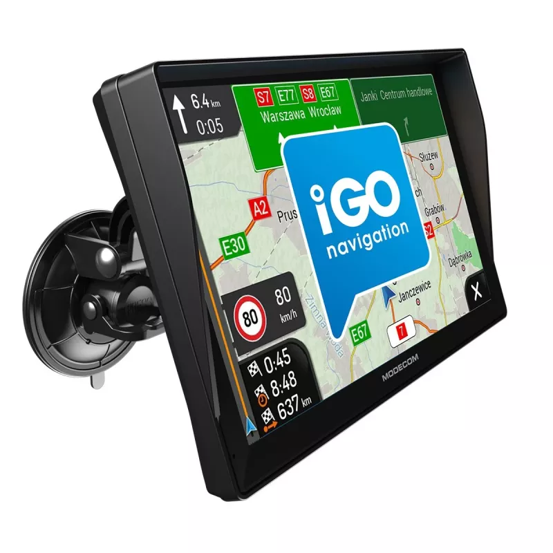 MODECOM FreeWAY CX 9.3 PLUS NAVEGADOR GPS PARA COCHE + iGO Navigation Truck (1 año de actualización)
