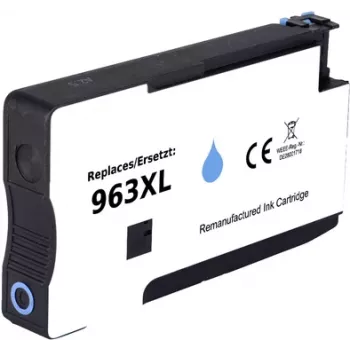 Renkforce Tinta compatible que reemplaza a HP 963 XL (3JA27AE) Cian RF-5706052 (RF-5706052)
