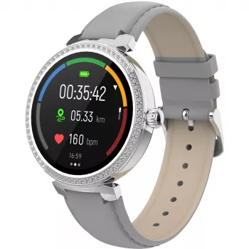 Smartwatch Denver SWC-342GR, IPS de 1,2 pulgadas, gris