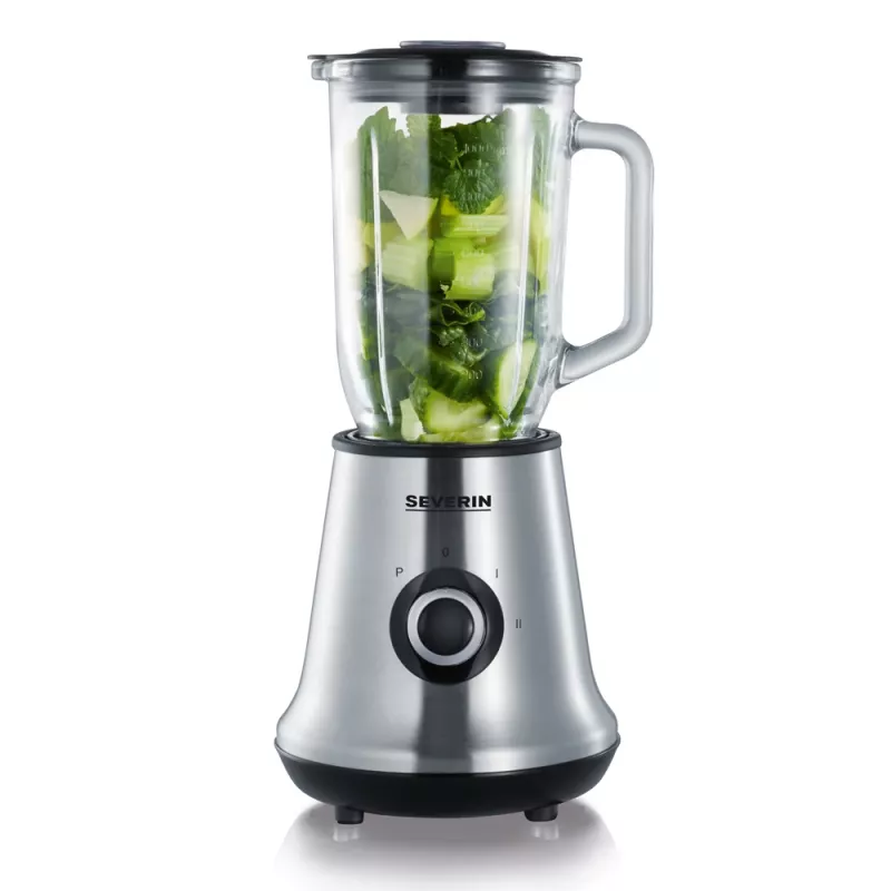 Batidora de vaso Severin SM 3734 negra - acero inoxidable 1 l 500W batidora (SM 3734)