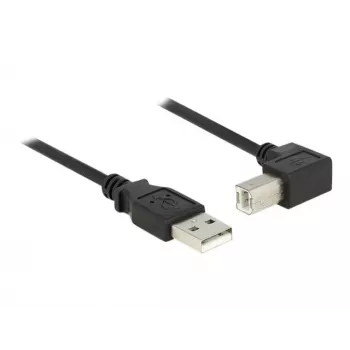 Cable USB DeLOCK 0,5m USB 2.0-A USB 2.0-B negro