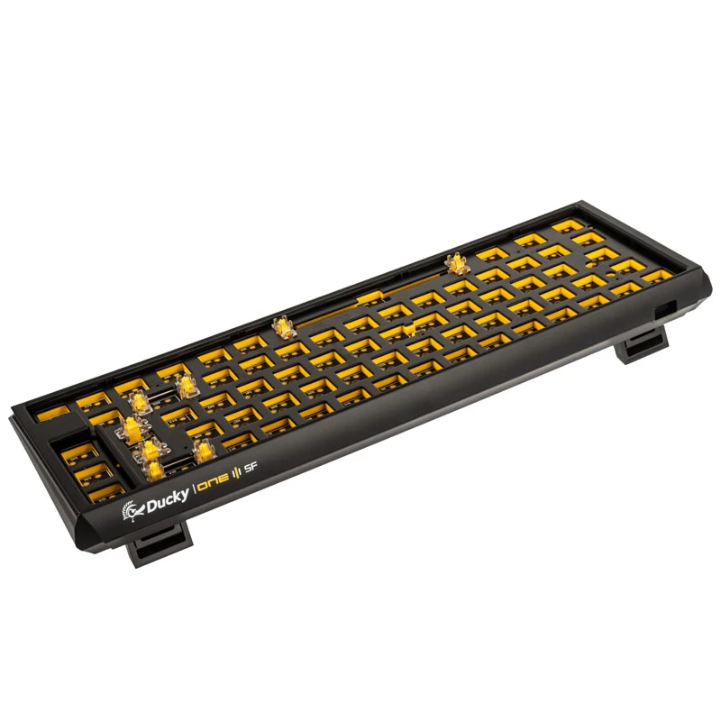 Teclado Ducky One 3 Hot-Swap Barebone SF gaming USB inglés estadounidense negro