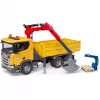 Camión de obra de juguete BRUDER Scania Super 560R con grúa y 2 palés