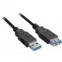 Cable USB Sharkoon 2m 2xUSB3.0-A