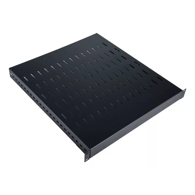 Bandeja para rack Digitus TN-19-5/9-1U-W-BK acero negro 19 pulgadas 500 mm de profundidad