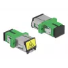 Acoplador de fibra óptica DeLOCK 86887 SC simplex conector hembra a SC simplex conector hembra