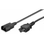 Microconnect PE080618 Cable de alimentación Negro 1,8 m Conector hembra C14 Conector hembra C5