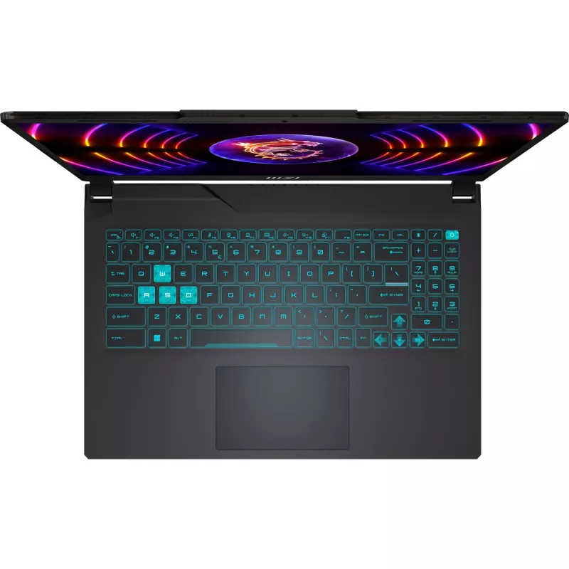Portátil gaming MSI Cyborg 15 A13VE-1005, 15,6 pulgadas FHD 144Hz, Intel Core i5-13420H, 16GB DDR5, 512GB SSD, NVIDIA GeForce RTX 4050, FreeDOS, negro