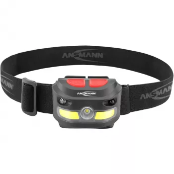 Linterna frontal Ansmann HD250RS negra COB LED 4W IP54