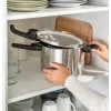 Olla a presión Tefal SECURE TRENDY 6L con cestillo de vapor de acero inoxidable, apta para inducción
