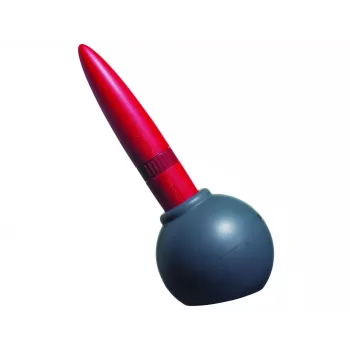 Pelador y raspador de patatas 2 en 1 ViceVersa Inky con soporte, rojo