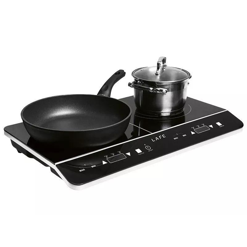 Placa de cocina Lafe DuoChef CIY002, 2 zonas de cocción, control táctil