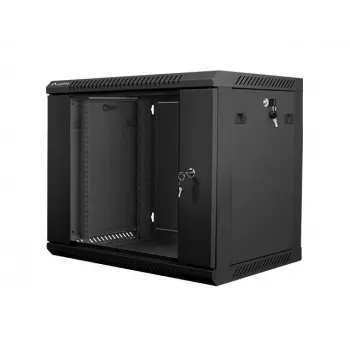 Rack de pared LANBERG 9U (600×450×507 mm) IP20, carga máx. 60 kg, negro