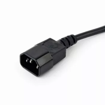 Alargador eléctrico Gembird EG-PSU3-01 0,6 m 3 salidas AC para interior negro