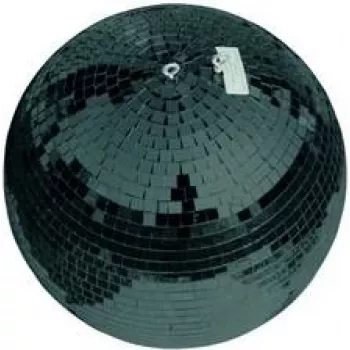 Bola de discoteca EUROLITE 30 cm negra – modelo 50120058, bola espejada para iluminación de escenario y fiesta