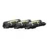Lexmark - Pack de 3 - Amarillo, cian, magenta - Original - Cartucho de tóner LCCP - para Lexmark CS820, CX820, CX825, CX860 (72K0D50)