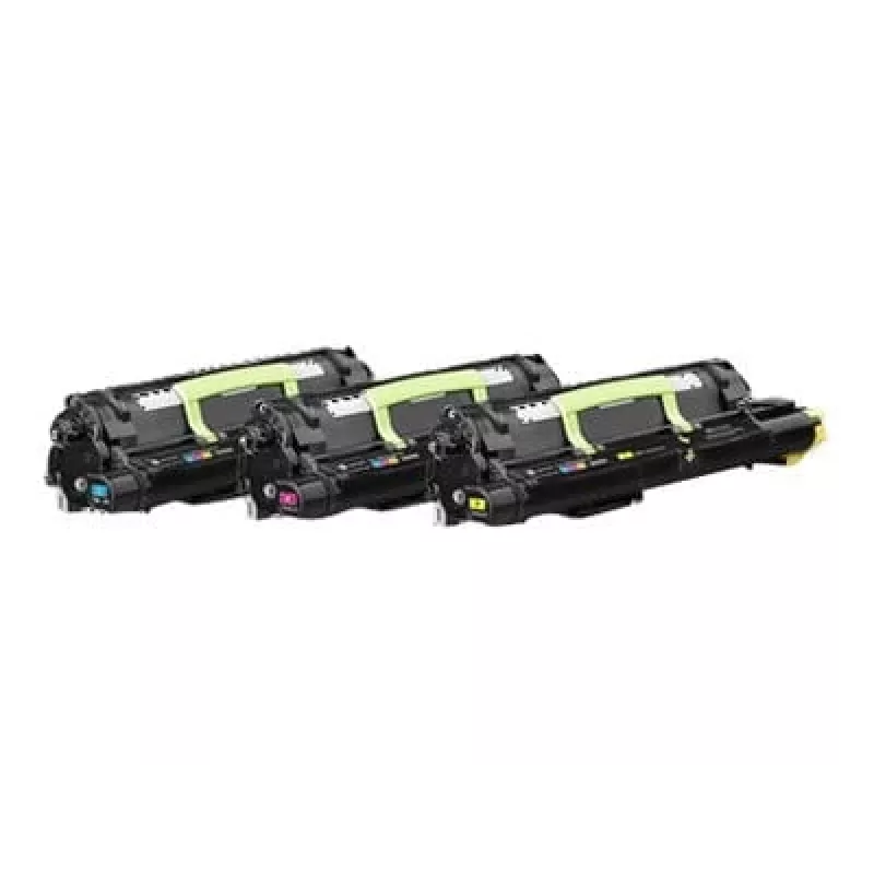 Lexmark - Pack de 3 - Amarillo, cian, magenta - Original - Cartucho de tóner LCCP - para Lexmark CS820, CX820, CX825, CX860 (72K0D50)