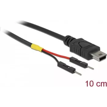 Cable USB DeLOCK 85412 Mini-USB B negro 0,1 m