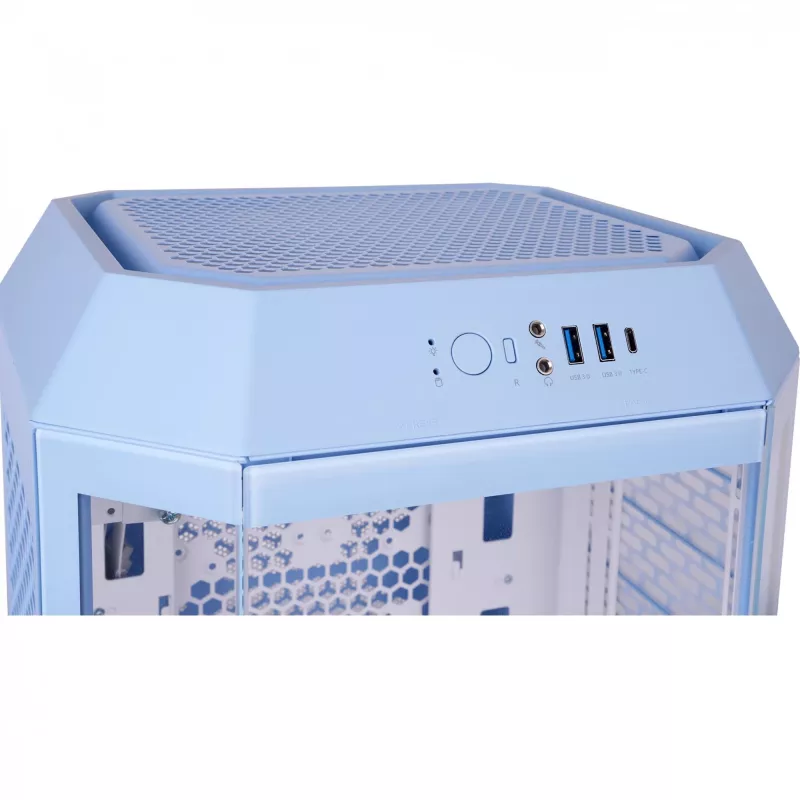 Caja de PC Thermaltake The Tower 250 Hydrangea Blue Mini Tower
