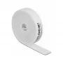 Cinta de montaje DeLOCK cinta de velcro en rollo L 2 m x An 15 mm blanca