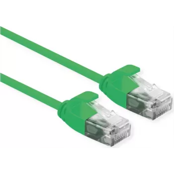 Cable de red ROLINE 21.15.3932 Verde 0,5 m Cat6a U/UTP (UTP)
