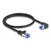Cable de red DeLOCK RJ45 Cat.6A S/FTP 0,5 m negro