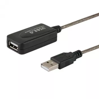 Alargador USB activo SAVIO CL-130 10 m USB 2.0 A macho–hembra, 5 V, negro
