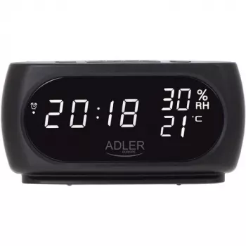 Adler AD 1186 despertador despertador digital negro
