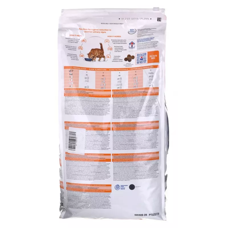 HILL'S PRESCRIPTION DIET Feline c/d Urinary Care Multicare pienso para gatos pollo 8 kg