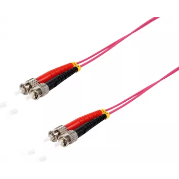 Cable de fibra óptica S/CONN ShiverPeaks 77903/4 3 m ST violeta