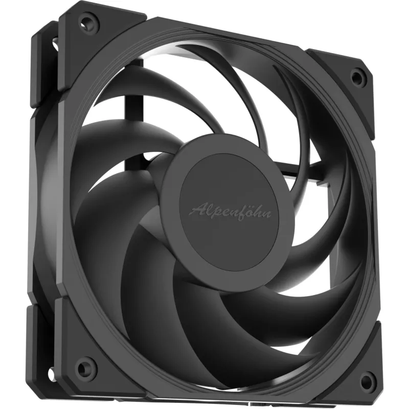 Ventilador de caja ALPENFÖHN Jetstream 120mm PWM - negro