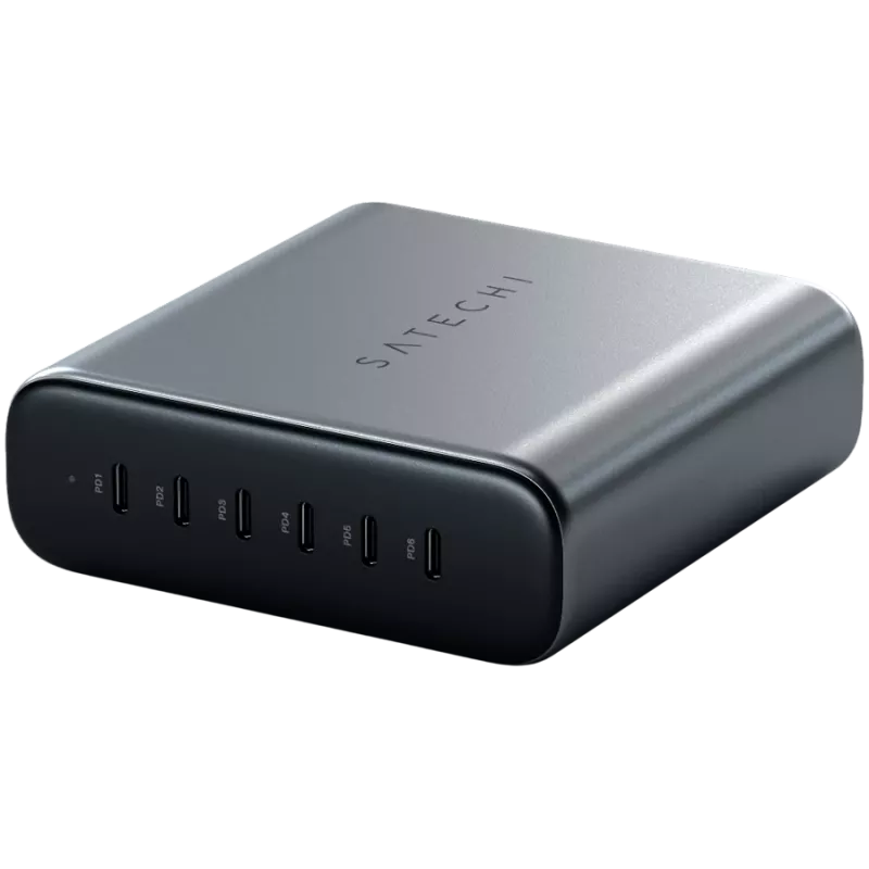 Cargador de interior Satechi ST-C200GM-EU Universal Gris 6 puertos USB Type-C