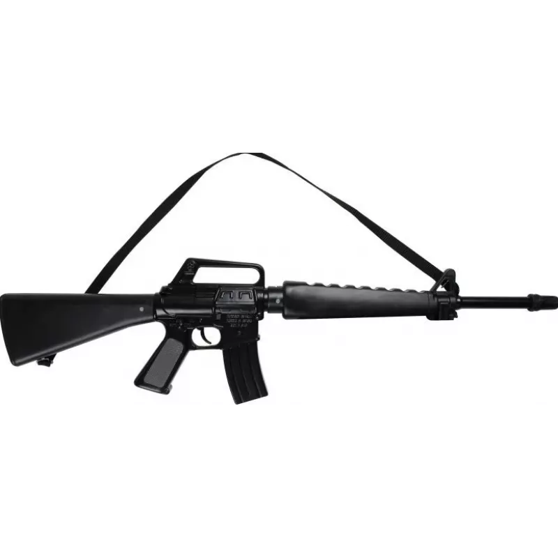 Rifle commando de metal de juguete Pulio Modelo 1551118 — 8 disparos, construcción metálica