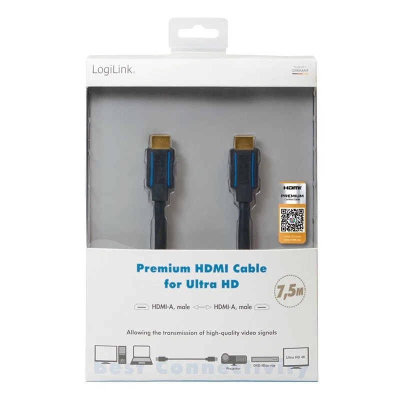 Cable HDMI LogiLink CHB007 7,5 m