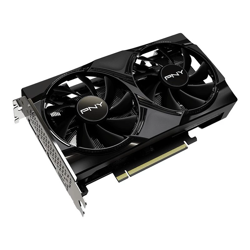 Tarjeta gráfica PNY GeForce RTX 5050 – 8 GB GDDR6, 2317 MHz, 128 bits, PCIe x8 5.0, refrigeración de doble ventilador