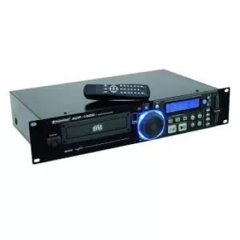Reproductor de CD Omnitronic XCP-1400, unidad de rack de 19